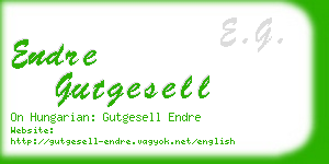 endre gutgesell business card